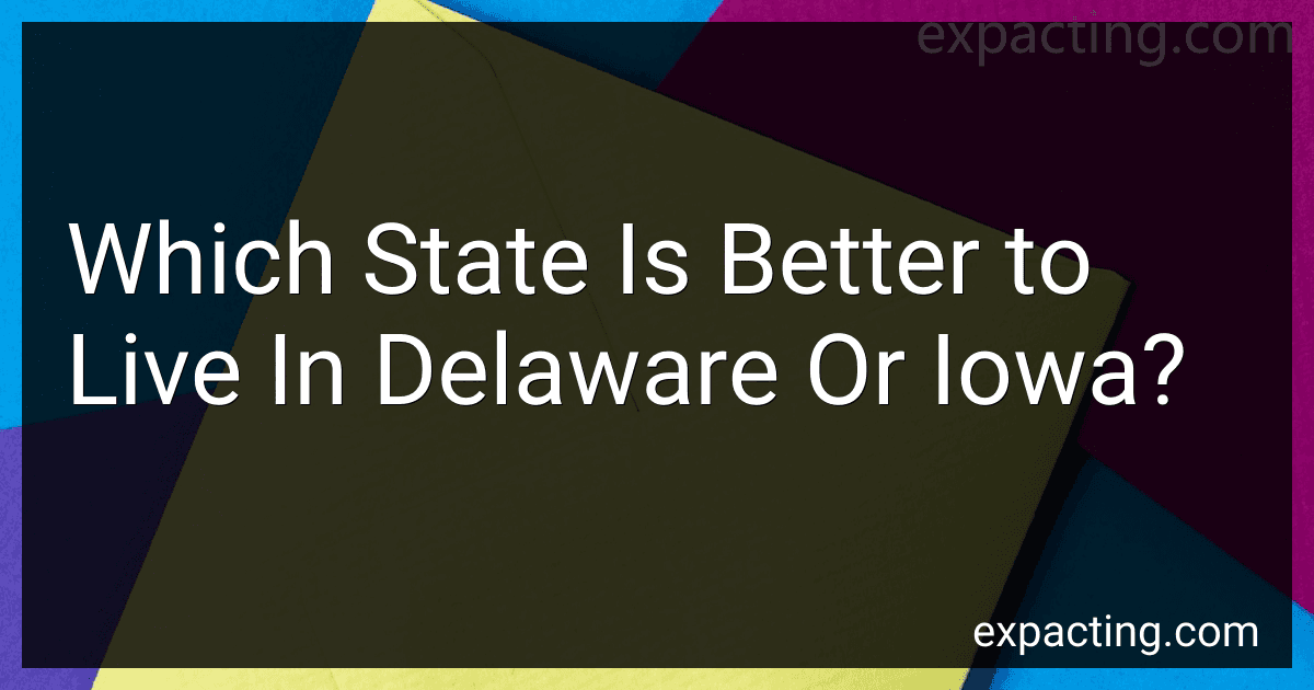 Which State Is Better to Live In Delaware Or Iowa? preview