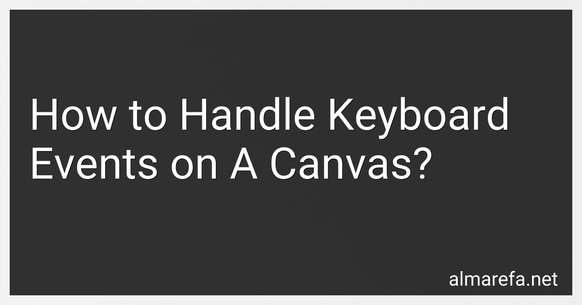 How to Handle Keyboard Events on A Canvas? preview