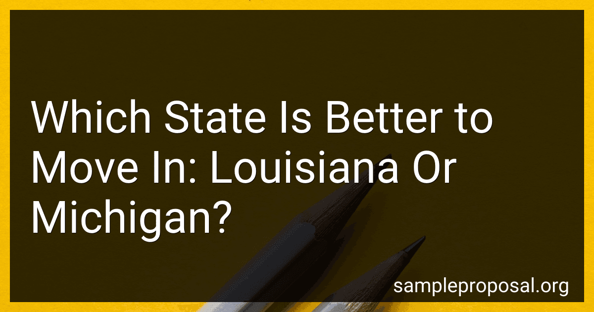 Which State Is Better to Move In: Louisiana Or Michigan? preview