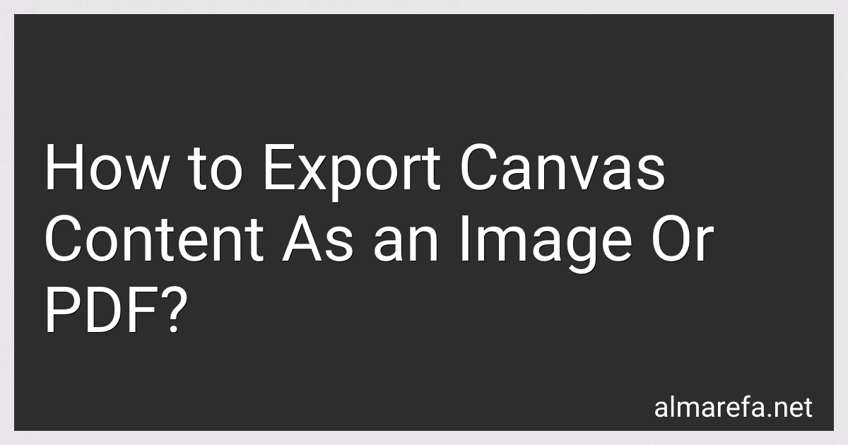How to Export Canvas Content As an Image Or PDF? preview