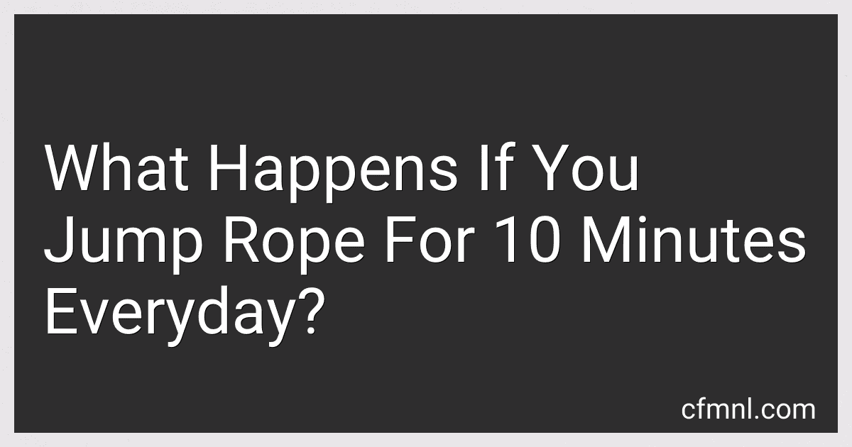 What Happens If You Jump Rope For 10 Minutes Everyday? image