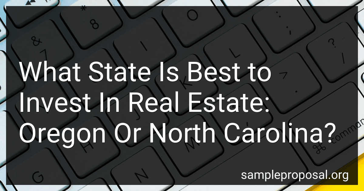 What State Is Best to Invest In Real Estate: Oregon Or North Carolina? preview