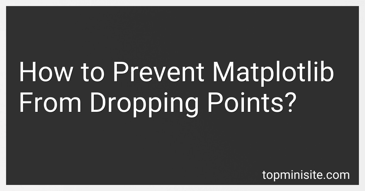 How to Prevent Matplotlib From Dropping Points? image