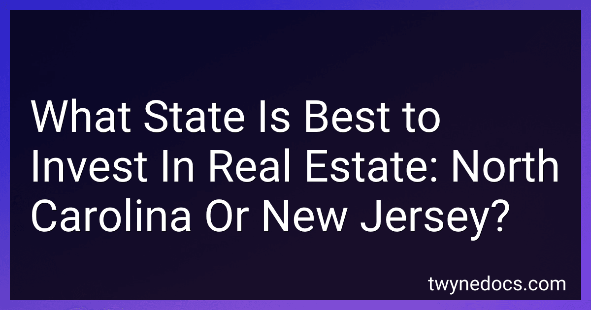 What State Is Best to Invest In Real Estate: North Carolina Or New Jersey? image