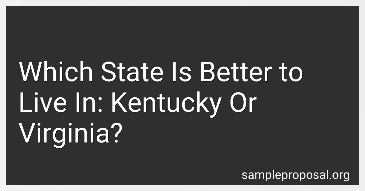 Which State Is Better to Live In: Kentucky Or Virginia? image