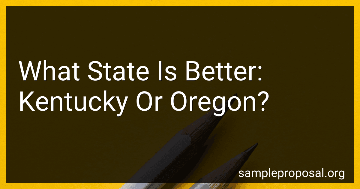 What State Is Better: Kentucky Or Oregon? image