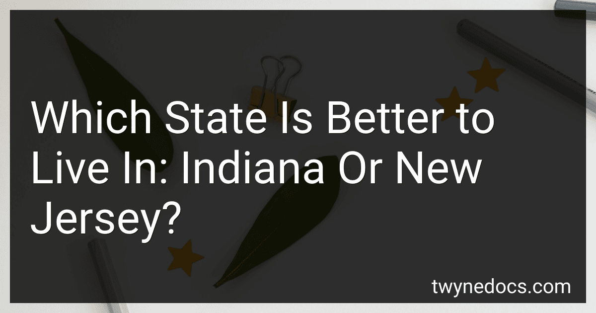 Which State Is Better to Live In: Indiana Or New Jersey? image