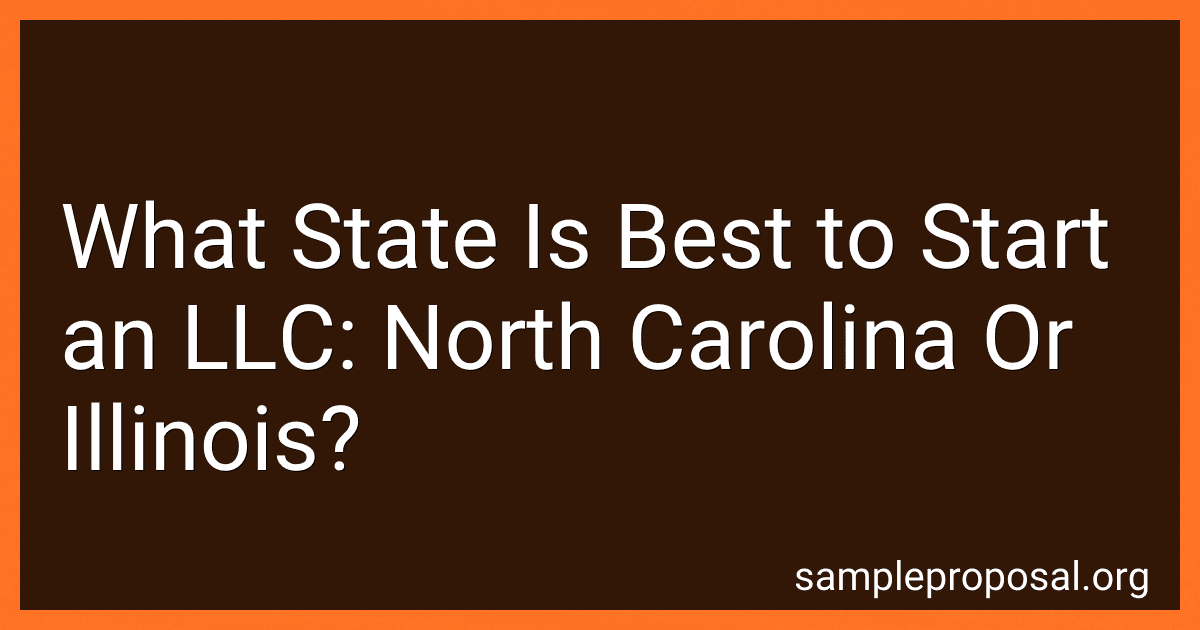 What State Is Best to Start an LLC: North Carolina Or Illinois? image
