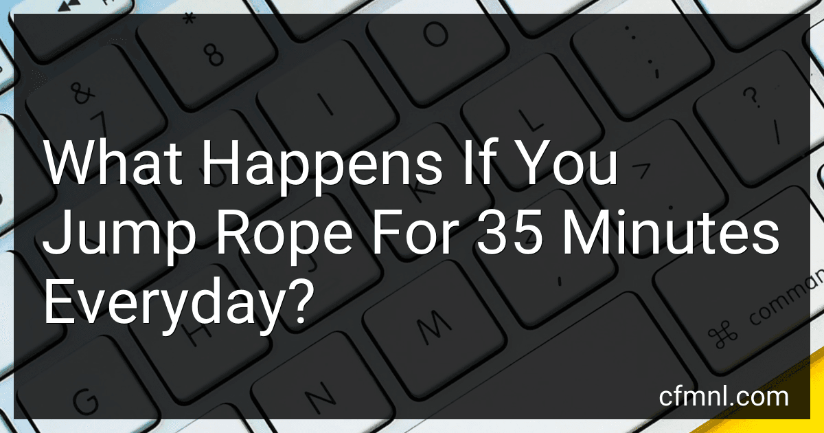 What Happens If You Jump Rope For 35 Minutes Everyday? image