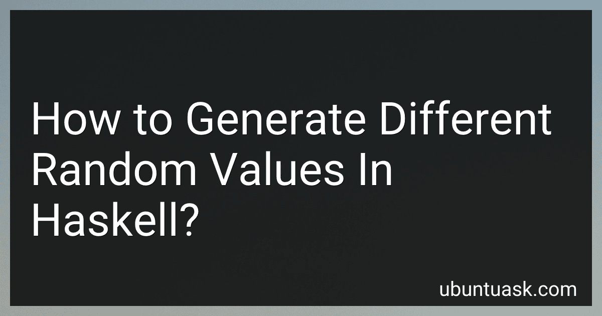 How to Generate Different Random Values In Haskell? image