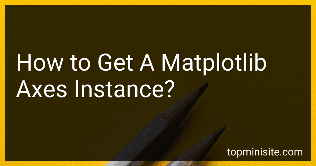 How to Get A Matplotlib Axes Instance? image