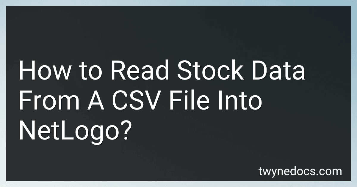 How to Read Stock Data From A CSV File Into NetLogo? image