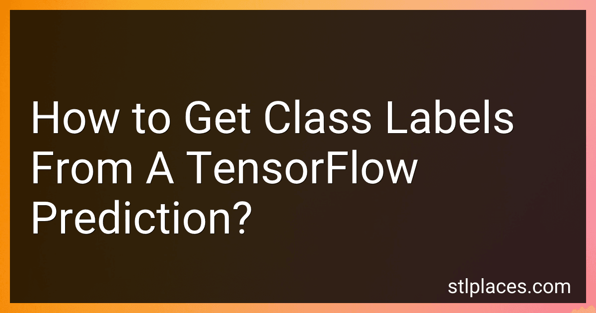 How to Get Class Labels From A TensorFlow Prediction? image