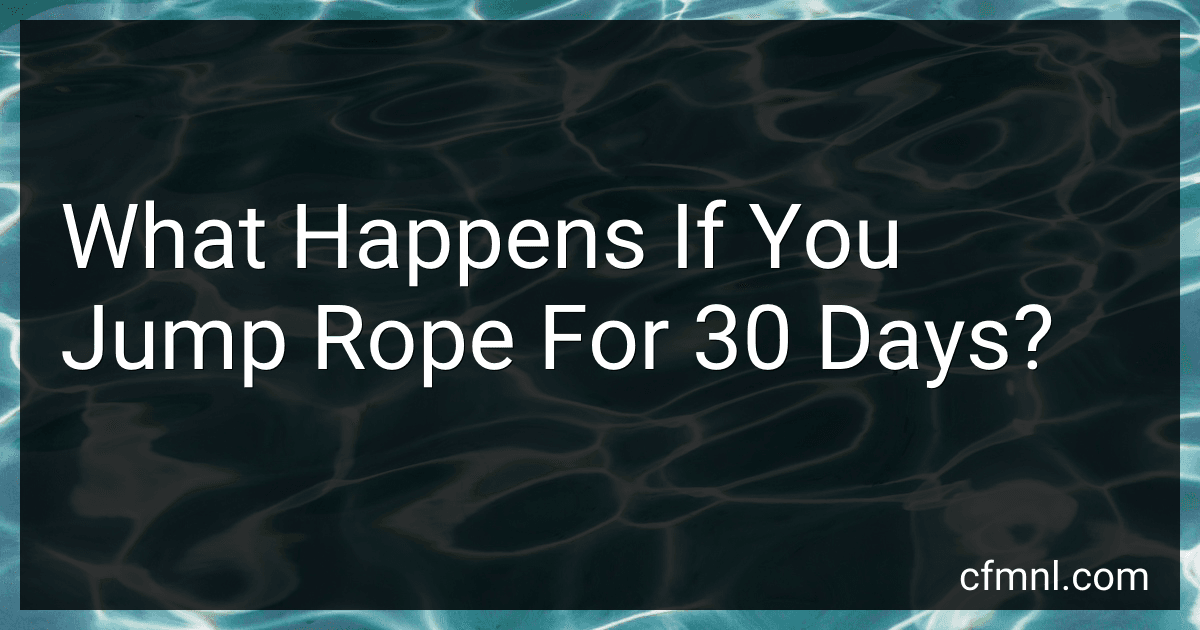 What Happens If You Jump Rope For 30 Days? preview