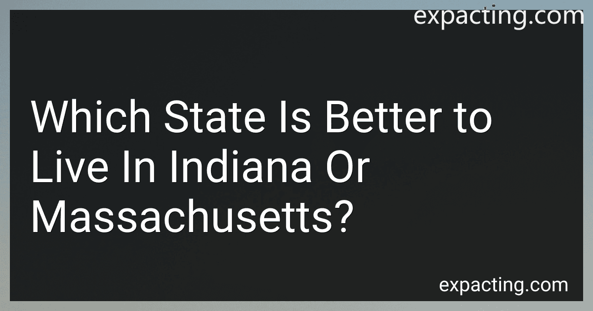 Which State Is Better to Live In Indiana Or Massachusetts? preview
