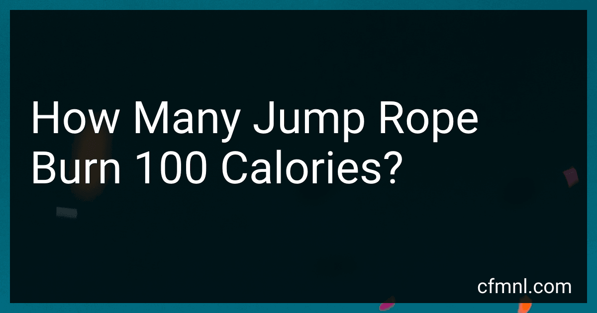How Many Jump Rope Burn 100 Calories? preview