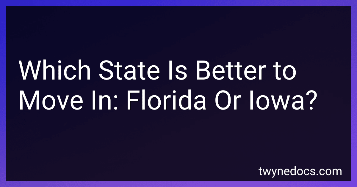 Which State Is Better to Move In: Florida Or Iowa? image
