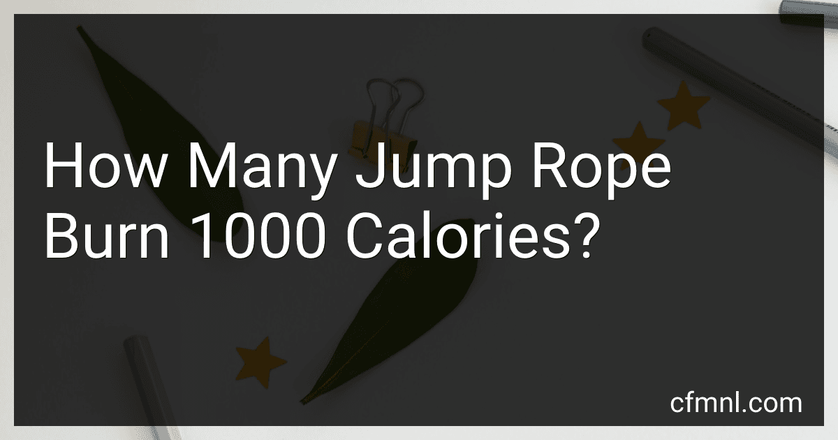 How Many Jump Rope Burn 1000 Calories? preview