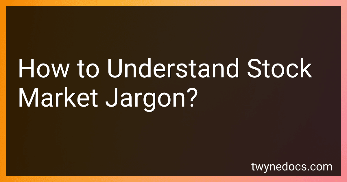 How to Understand Stock Market Jargon? image