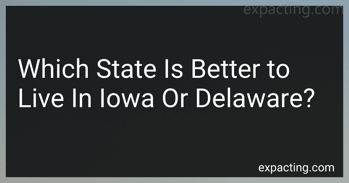 Which State Is Better to Live In Iowa Or Delaware? preview