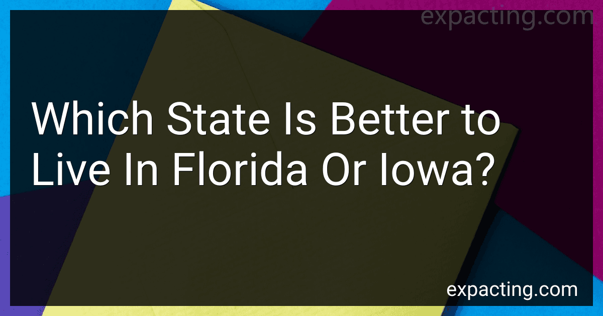 Which State Is Better to Live In Florida Or Iowa? preview
