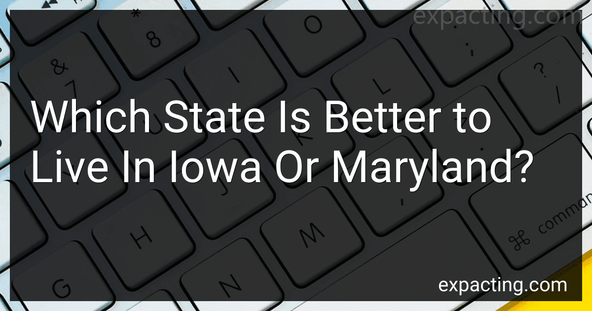 Which State Is Better to Live In Iowa Or Maryland? preview