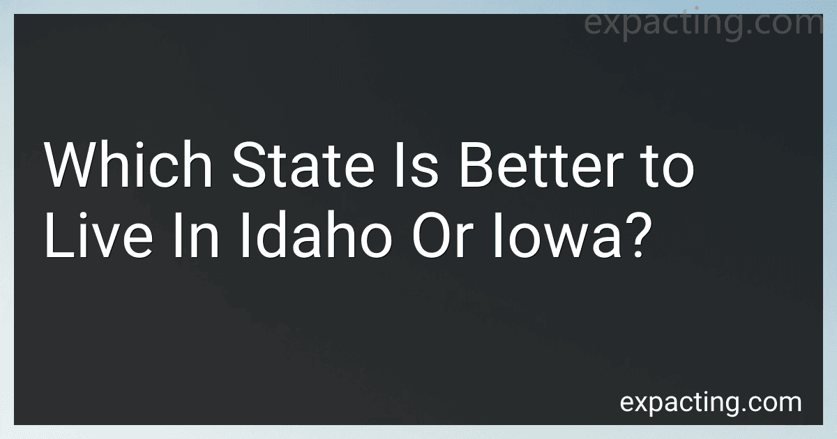 Which State Is Better to Live In Idaho Or Iowa? preview