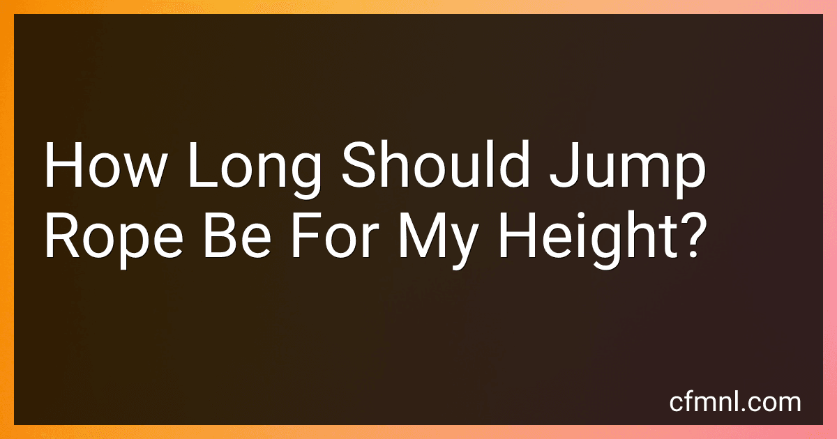 How Long Should Jump Rope Be For My Height? image