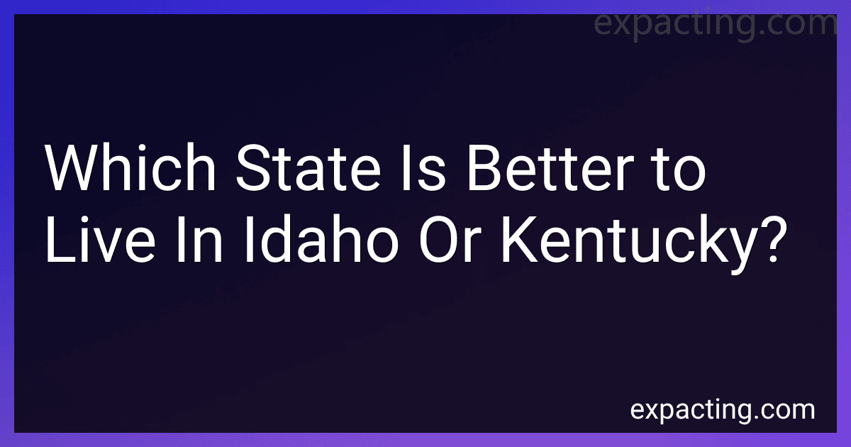 Which State Is Better to Live In Idaho Or Kentucky? image