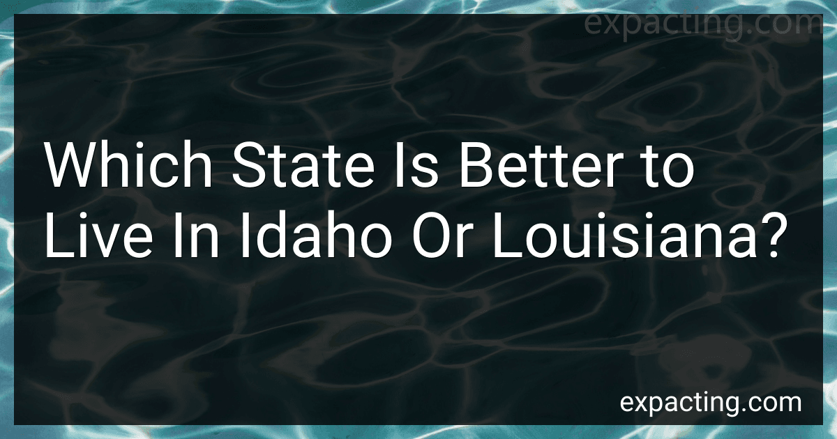 Which State Is Better to Live In Idaho Or Louisiana? preview