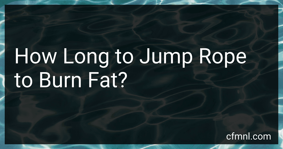 How Long to Jump Rope to Burn Fat? image