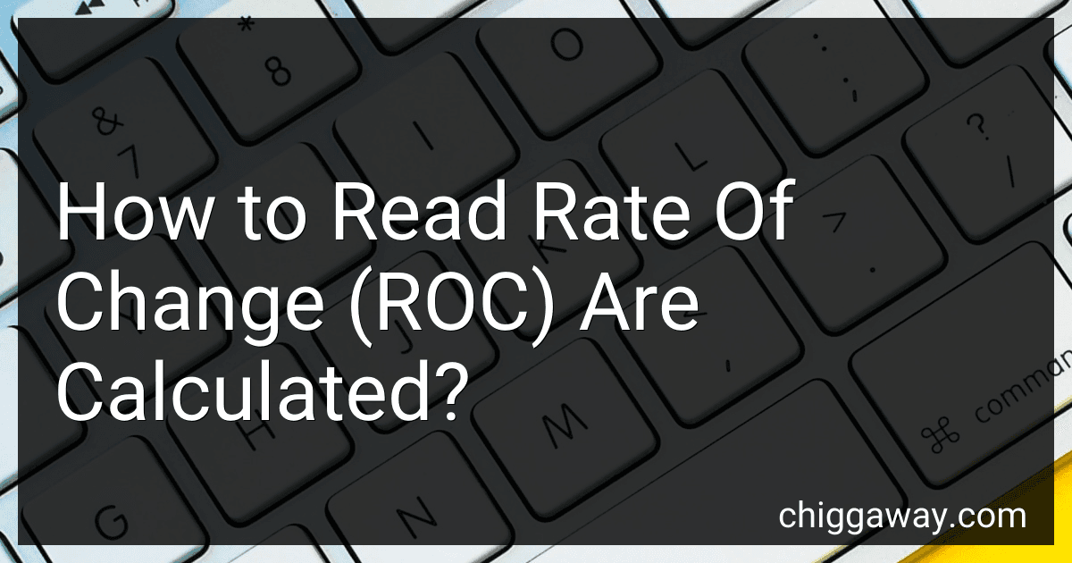 How to Read Rate Of Change (ROC) Are Calculated? image