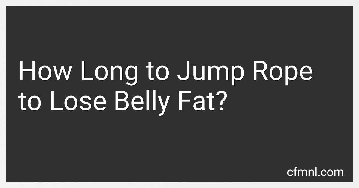 How Long to Jump Rope to Lose Belly Fat? image