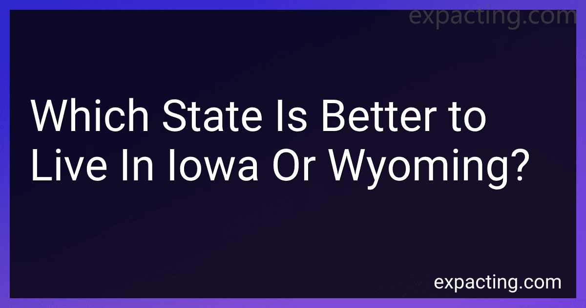 Which State Is Better to Live In Iowa Or Wyoming? preview
