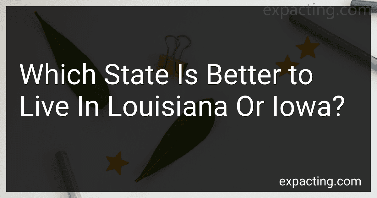 Which State Is Better to Live In Louisiana Or Iowa? preview