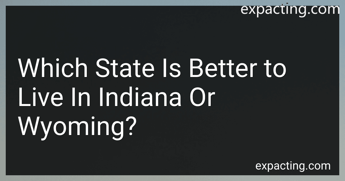 Which State Is Better to Live In Indiana Or Wyoming? preview
