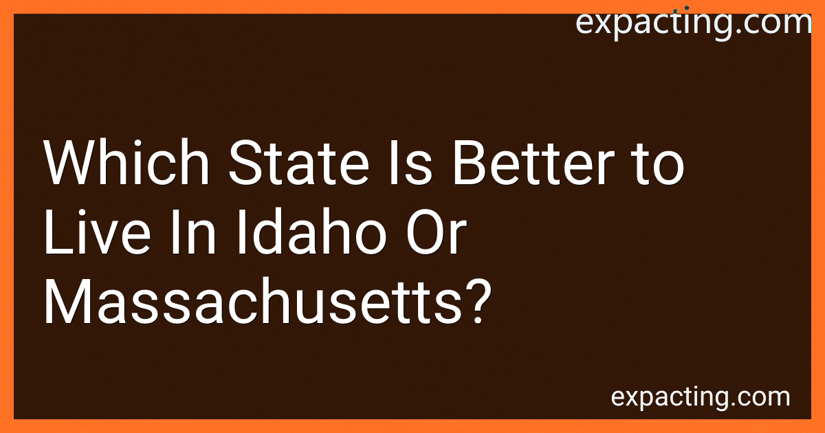 Which State Is Better to Live In Idaho Or Massachusetts? preview