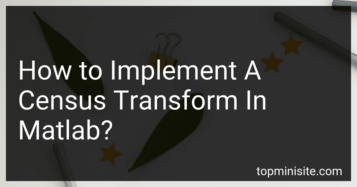 How to Implement A Census Transform In Matlab? image