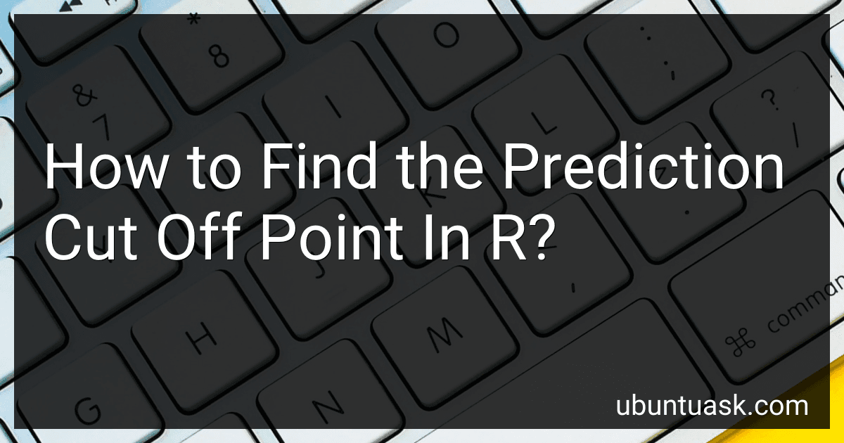 How to Find the Prediction Cut Off Point In R? image