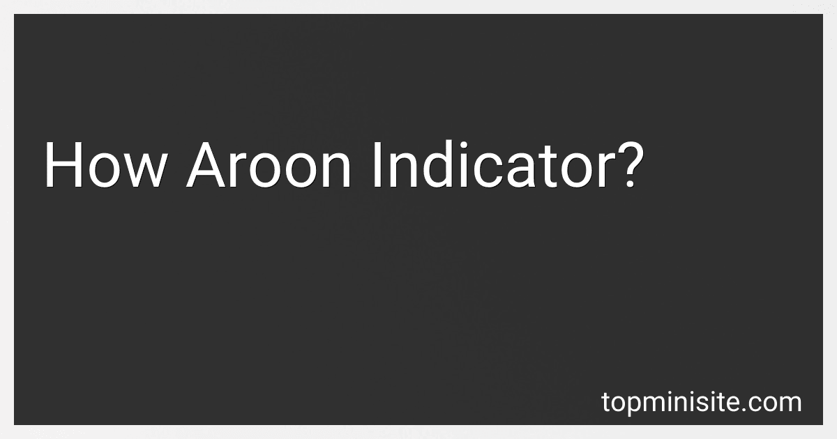 How Aroon Indicator? image
