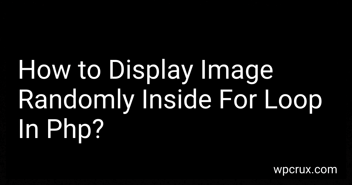 How to Display Image Randomly Inside For Loop In Php? image
