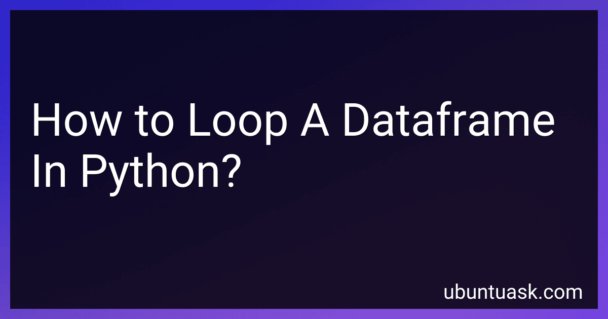 How to Loop A Dataframe In Python? image