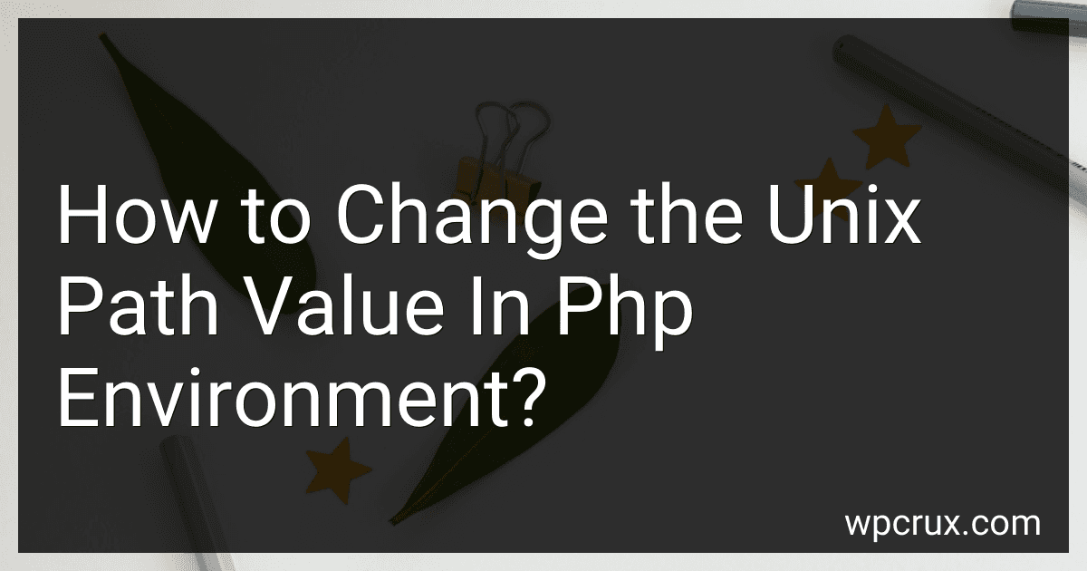 How to Change the Unix Path Value In Php Environment? image