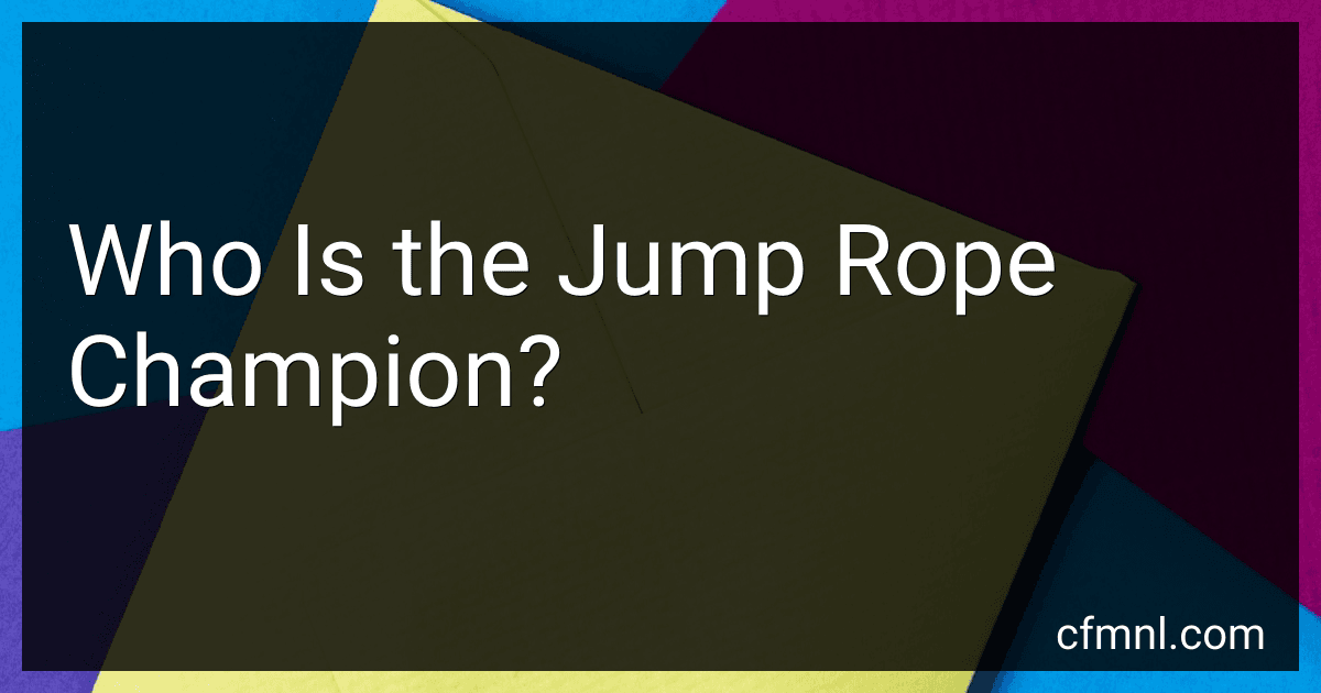 Who Is the Jump Rope Champion? image