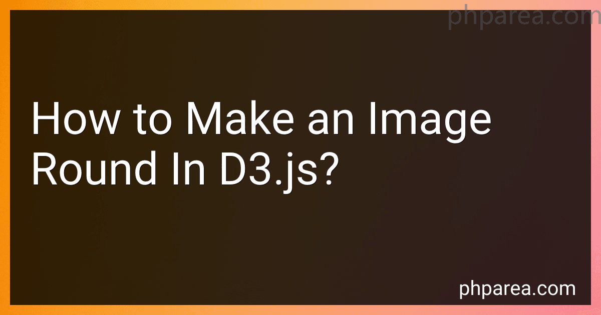 How to Make an Image Round In D3.js? image