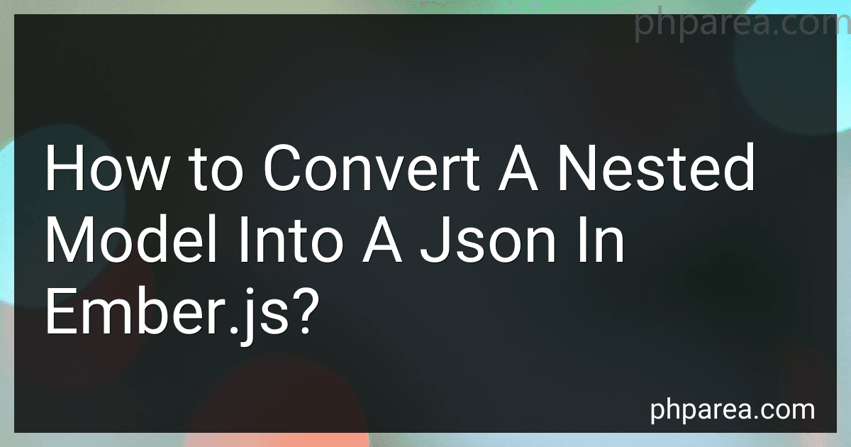 How to Convert A Nested Model Into A Json In Ember.js? image
