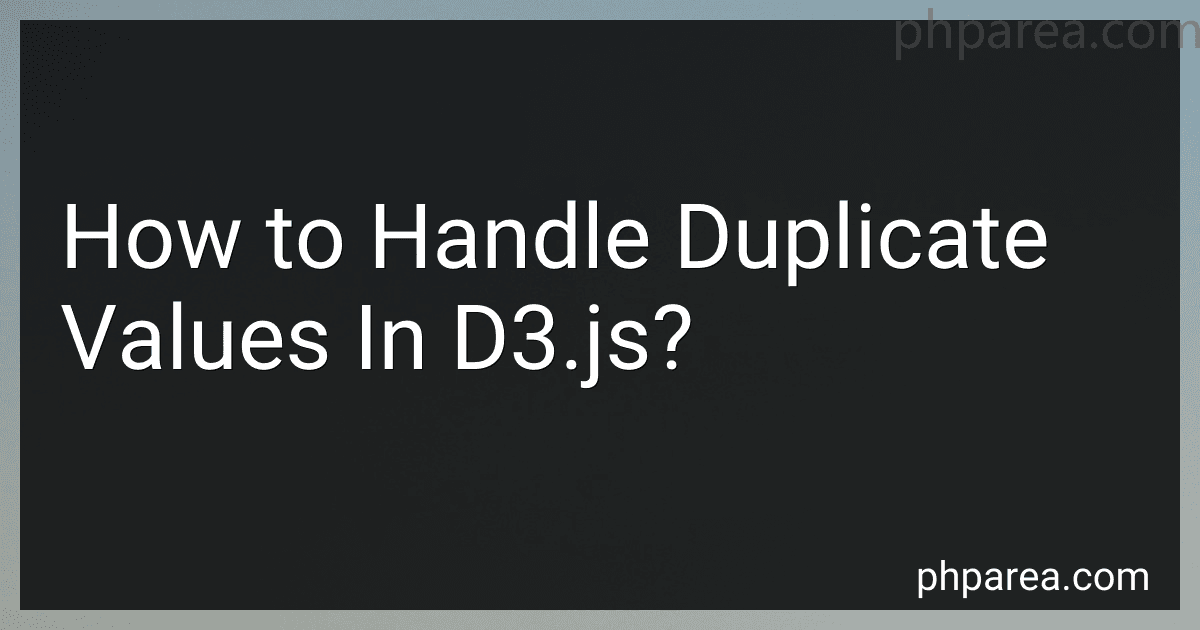 How to Handle Duplicate Values In D3.js? image