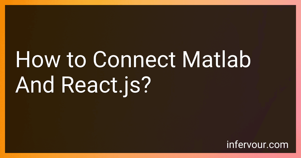 How to Connect Matlab And React.js? image