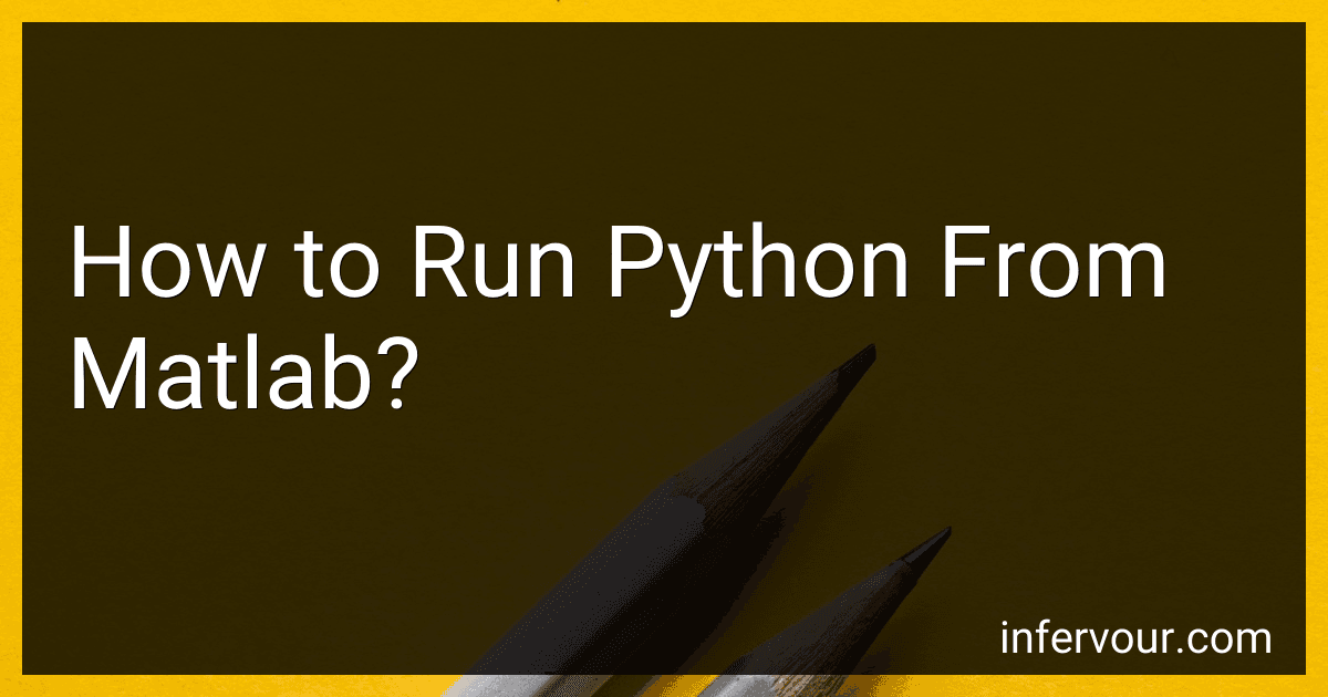 How to Run Python From Matlab? image