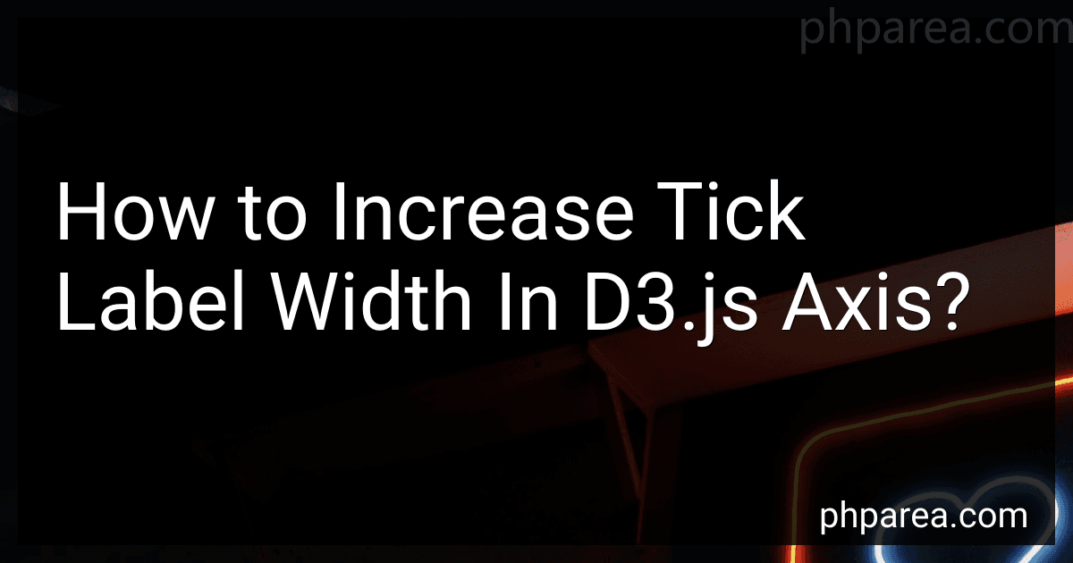 How to Increase Tick Label Width In D3.js Axis? image